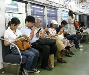 Mobile Phones and the Japanese by Cocoarmani